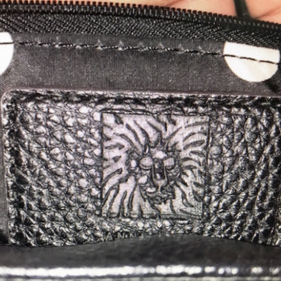 Ann Klein chain Shoulder Bag Color Black - Picture 6 of 16